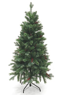 Albero di Natale con Bacche e Pigne Soriani Toronto Verde