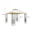 Gazebo Boston 3x3 m in Acciaio Antracite