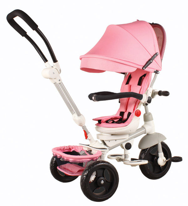 Passeggino Triciclo con Sedile Girevole 360° Miller Baby Swing Rosa prezzo