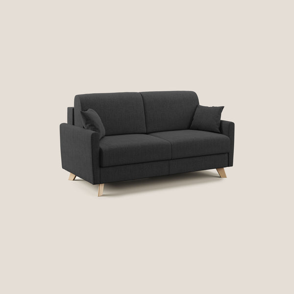 Divano Letto 2 Posti 160x94x97 cm in Tessuto Antracite sconto