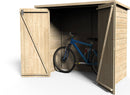 Casetta Box da Giardino per Bici e Secchi Differenziata 1,93x0,98m Senza Pavimento in Legno Abete 12mm Bike Box