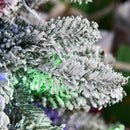 Albero di Natale Artificiale 210 cm 829 Rami 250 Luci LED Colorate Verde