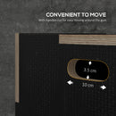 Box Jump Pliometrico a 3 Altezze 61-51-41 cm in Legno Antiscivolo Nero