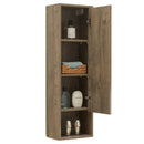 Mobile a Colonna per Bagno 30x20x100 cm in MDF Rovere