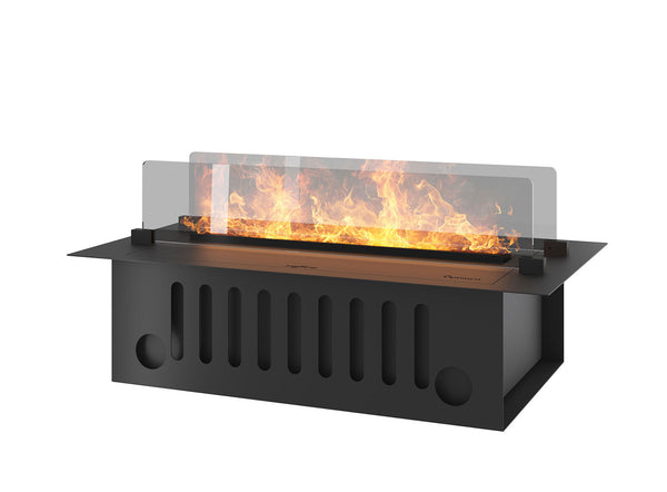 online Camino a Vapore Elettrico da Incasso 70x48,5x33 cm Invapo con LED RGB Nero