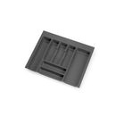 Portaposate Optima Vertex 500mm Plastica Grigio Emuca