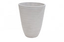 Vaso Piccolo Anemone Ø25,5x32,5 cm in Fibra sintetica Bianco