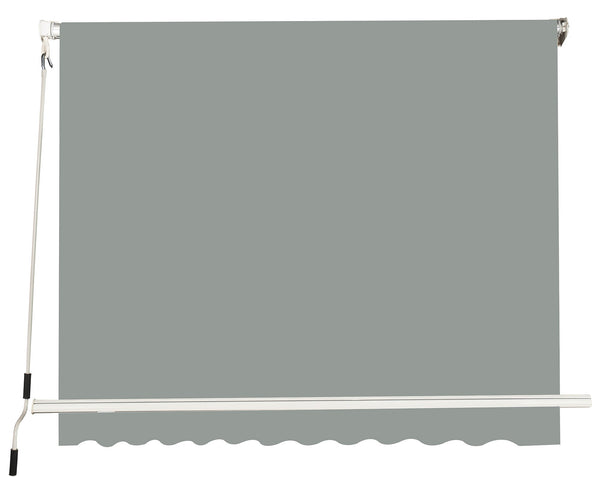 online Tenda da Sole a Caduta con Bracci 245x245 cm Grigio