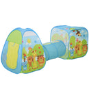 Tunnel 3 in 1 Gioco per Bambini 230x74x93 cm 