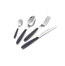 Servizio Set di Posate 24 pezzi in Acciaio Inox Eme Vero Nero 1