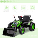 Ruspa Elettrica per Bambini 6V con Suoni e Luci Verde