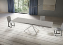 Tavolo Allungabile 180/440x90 cm Niket Cashmere Gambe Bianche      