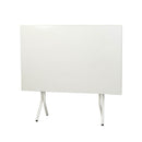 Tavolo pieghevole 70x110x75 cm bianco
