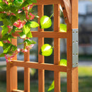 Arco da Giardino Pergola 160x60x215 cm in Legno Marrone Chiaro