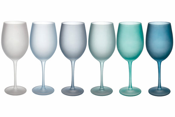 Set 6 Calici Frosted in Vetro 550 ml Villa d'Este Home Tivoli Happy Hour online