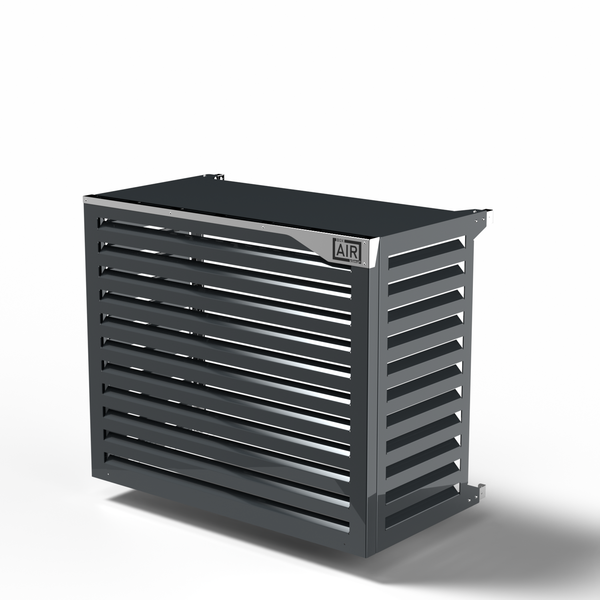 acquista Copri Condizionatore 115x95x67 cm in Alluminio a Parete Big Blade XL Antracite