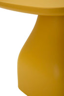 Tavolinetto Gea Giallo 48x48x38 cm in Polipropilene Giallo      