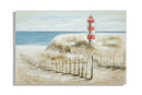 Dipinto su Tela Faro 120x3,7x80 cm in Alluminio Plastica e Canvas
