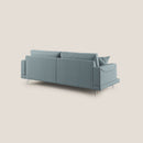 Divano 3 Posti 198x88x93 cm in Tessuto Carta Da Zucchero