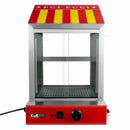 Macchina a Vapore per Hot Dog 2000W in Acciaio Inox con Carrello