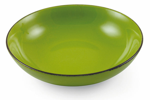 online Set 6 Piatti Fondi Ø20x5 cm in Gres Villa d'Este Home Tivoli Baita Glazed Verde