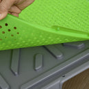 Toilette per Cani da Interno ed Esterno con Prato Sintetico 67x41x3.5cm Verde      