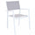 Poltrona Avana Impilabile 55x57x85 h cm in Textilene Bianco