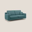 Divano 2 Posti 146x95x91 cm in Tessuto Azzurro