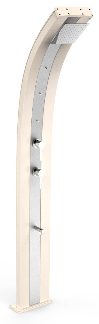 Doccia da Giardino Miscelatore Nebulizzatore e Lavapiedi Arkema Dada Fascia Inox Sabbia prezzo