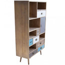 Mobiletto Perth 80x36,5x139 h cm in Legno Multicolor