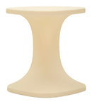 Tavolinetto Ibiza Bianco 42x42x52 cm in Polietilene Bianco      