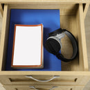 Cassettiera Portadocumenti da Ufficio 39x42x56 cm in Truciolato Legno Naturale