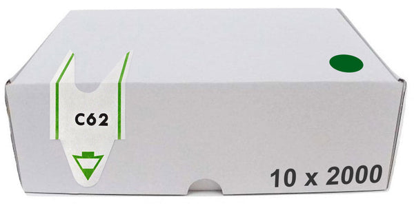 acquista Confezione da 20000 Tickets per Distributore a Chiocciola Lettera + 2 Cifre Visel Verdi