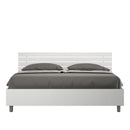 Letto Matrimoniale Testata Doghe Dritta Ankel Frassino Bianco Varie Misure