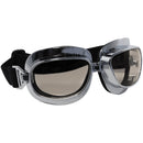 Occhiali per Moto Telaio Silver Lenti Fumè CGM Classic 701V