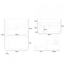 Divano Letto 140x85,5x87 cm in Tessuto Marrone