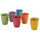 Set 6 Bicchieri Acqua Baita in Gres VdE Tivoli 1996 6 Colori Differenti