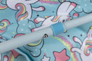 Set 2 Sedie da Giardino Pieghevoli per Bambini in Ferro Soriani Moonchair Unicorno