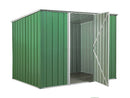 Casetta Box da Giardino in Lamiera di Acciaio Porta Utensili 260x185x192 cm Enaudi Verde