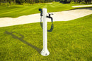 Fontana da Giardino con Rubinetto Tubo Flessibile e Pistola 8 Getti Sined Acqua Pro Bianco