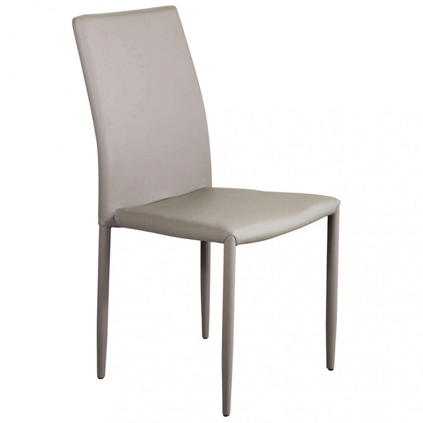 online Sedia Cammie 41x50x91 h cm in Similpelle Tortora