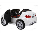 Macchina Elettrica per Bambini Maxi SUV 2 Posti 12V con Licenza BMW X6M Bianco