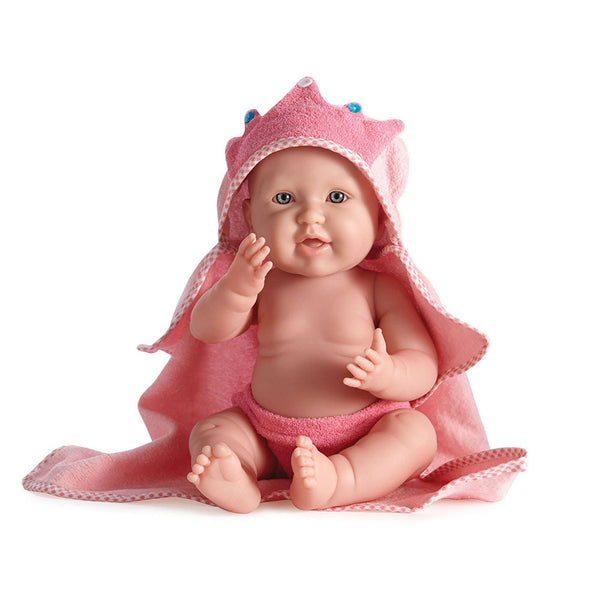 online Bambola Bebè Neonato con Accappatoio Principessa 43cm JC Toys