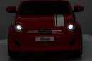 Macchina Elettrica per Bambini Licenza Fiat 500 12V con Telecomando Rosso
