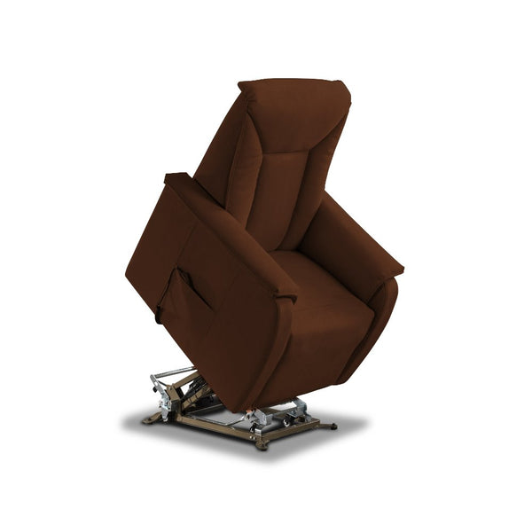 Poltrona Alzapersona Elettrica 2 Motori 82x108x84 cm Baila in Microfibra Dispositivo Medico 1 Marrone online