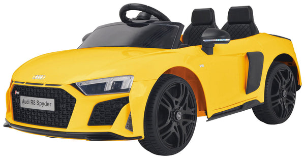Macchina Elettrica per Bambini 12V con Licenza Audi R8 Spyder Gialla sconto