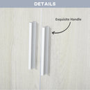 Mobile Sottolavello da Bagno 60x30x62 cm 2 Ante 1 Ripiano Grigio e Legno Naturale