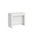 Consolle Tavolo Allungabile 90-302x42x75 cm Evolve Bianco Frassino  