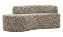 Divanetto Nairobi 176x91,5x69 cm in Compensato e Spugna e Poliestere Multicolor      