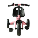 Triciclo per Bambini in Metallo con Campanello e Parafango Rosa 
